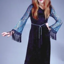 Goth Lace Witch Child Costume