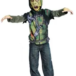 Creature Short Sleeve Hoodie Child Costume Medium