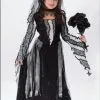 Black Rose Bride Child Costume 2 Black Rose Bride Child Costume -Monster Costumes Sales Shop 516 768 fw8702
