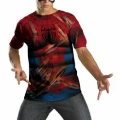 Spider-Man Mask And T-Shirt Costume Set - Tween