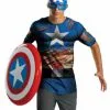 Captain America Mask And T-Shirt Costume Set - Tween