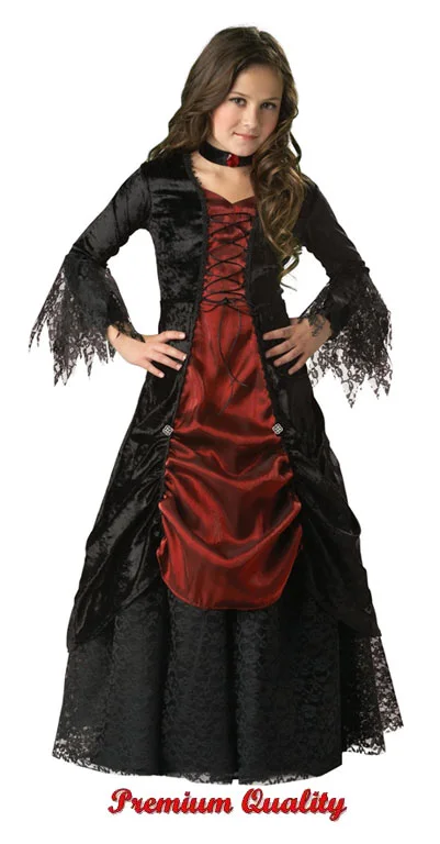 Gothic Vampira Child Costume 3 Gothic Vampira Child Costume